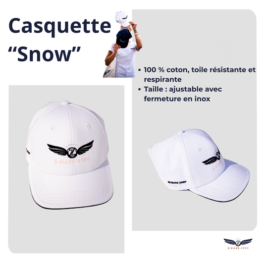 Casquette aviateur "Snow"
