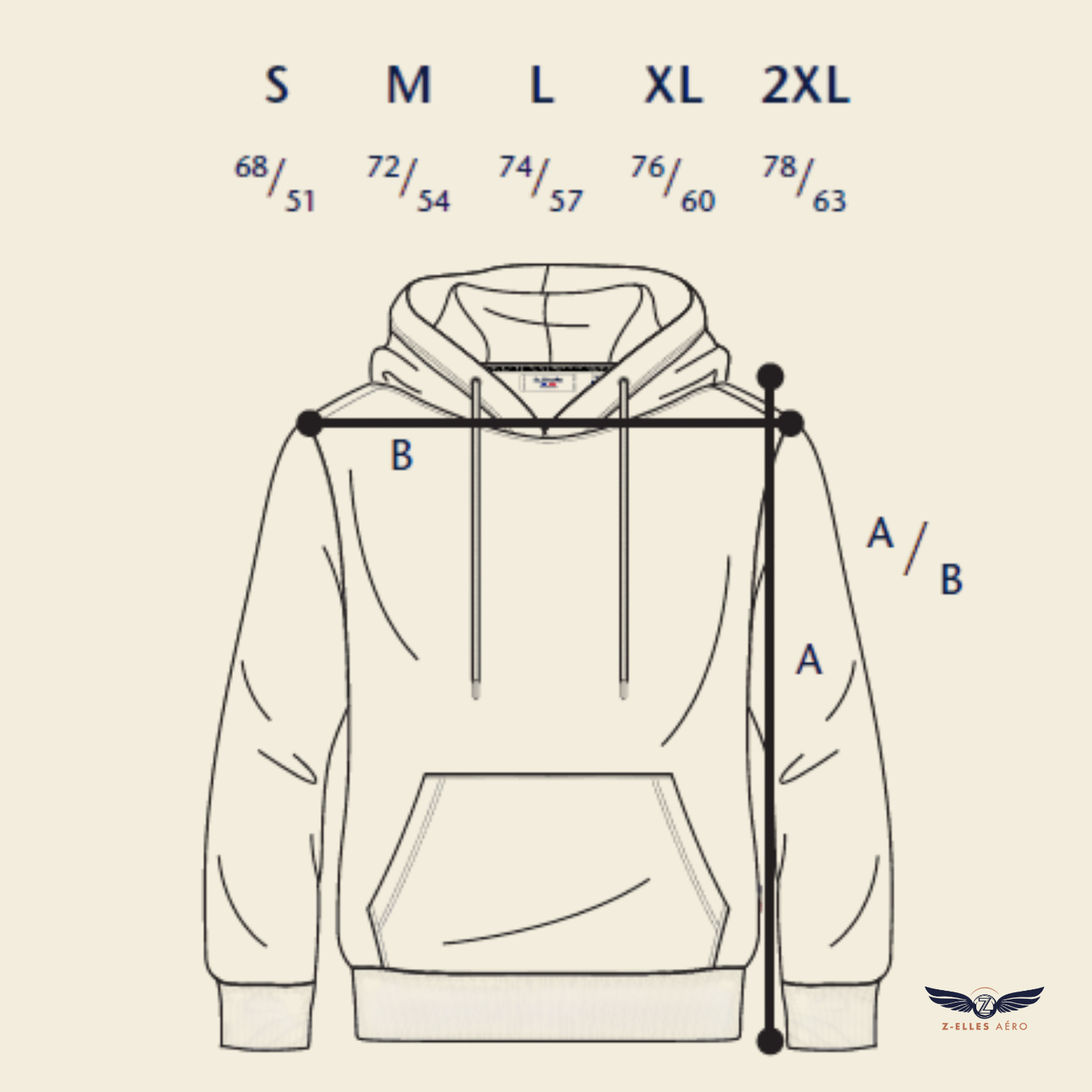 Hoodie "La messagère"