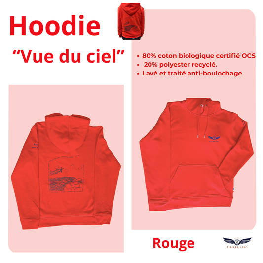 Hoodie "Vue du ciel"